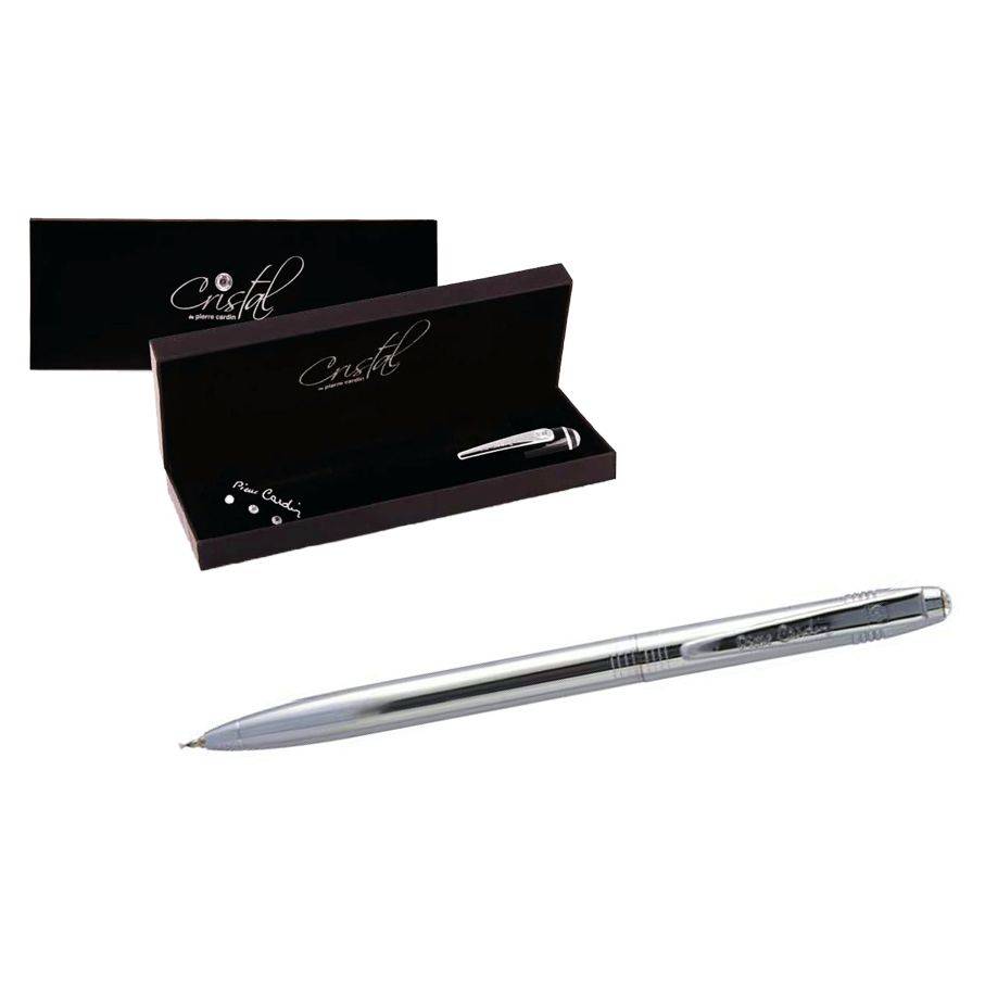 Długopis PIERRE CARDIN CLASSIC chrom z kamykiem