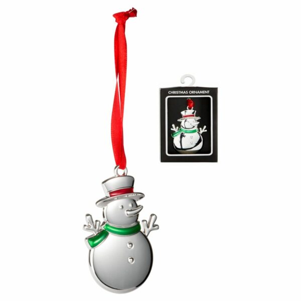 Ornament-bombka Bałwanek 4x6