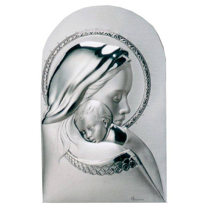 Obrazek Madonna 13x20 cm srebro 925