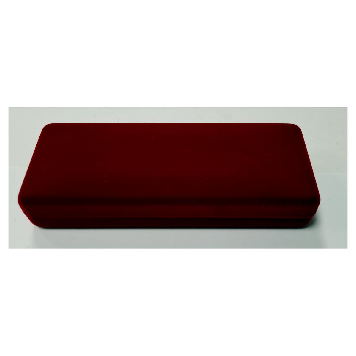 Pudełko welurowe czerwone 155x60x30 mm